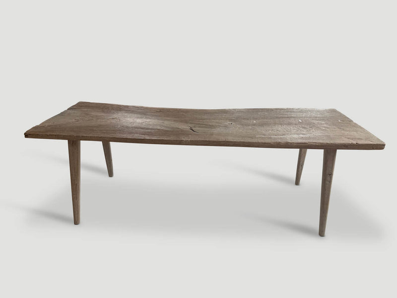 Impressive Single Slab Modern Organic Dining Table