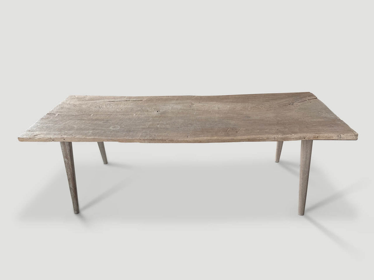 Impressive Single Slab Modern Organic Dining Table