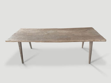 Impressive Single Slab Modern Organic Dining Table