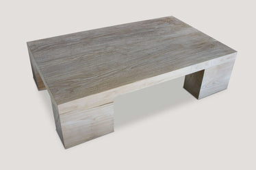 Bleached Teak Coffee Table