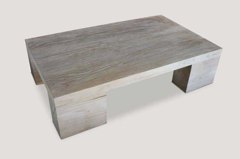Bleached Teak Coffee Table