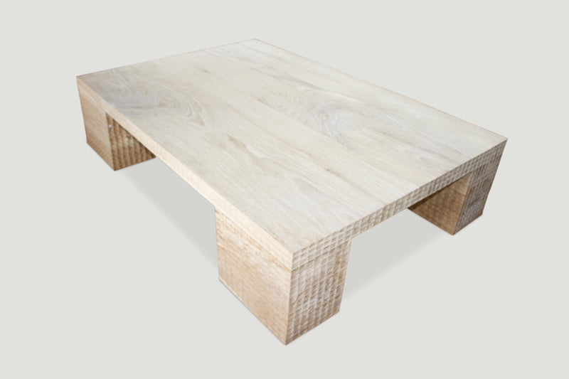 Hand Carved St. Barts Coffee Table
