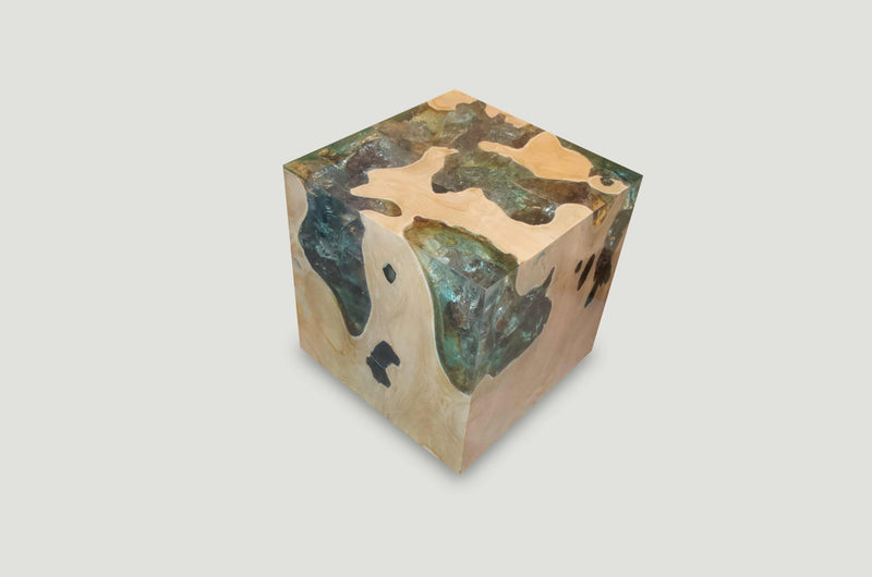 St. Barts Aqua Side Table