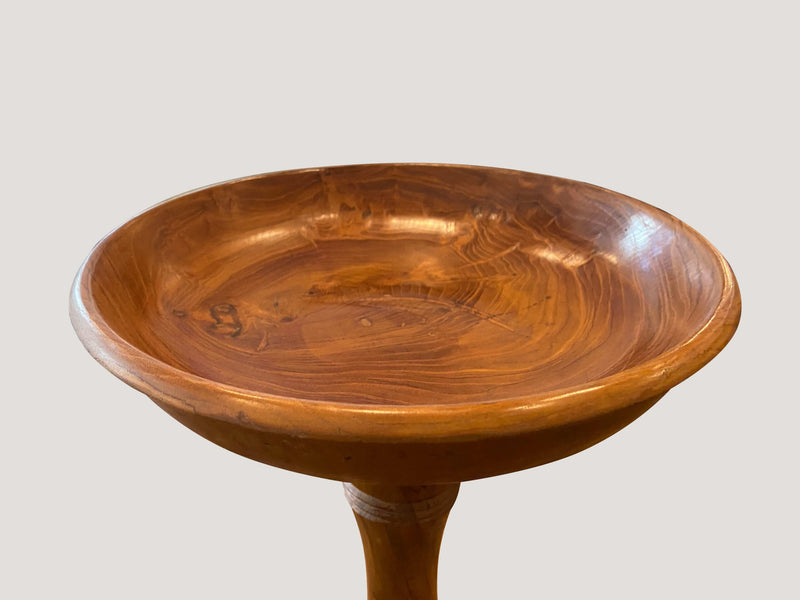 Teak Wood Offering Tray