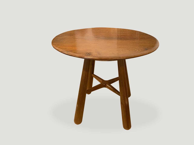 Mid Century Couture Round Table with Butterflies Inlaid