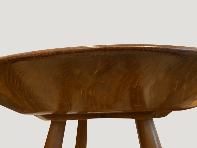 Mid Century Couture Round Table with Butterflies Inlaid