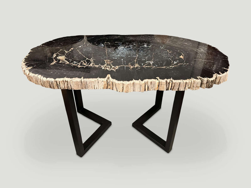 Magnificent Large Petrified Wood Table