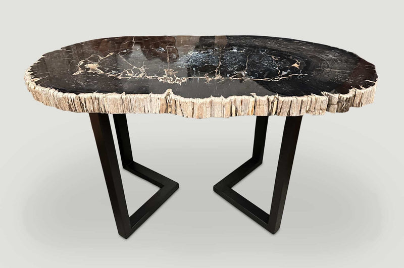 Magnificent Large Petrified Wood Table