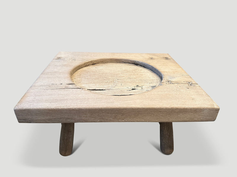 Antique Top with Mid Century Style Base