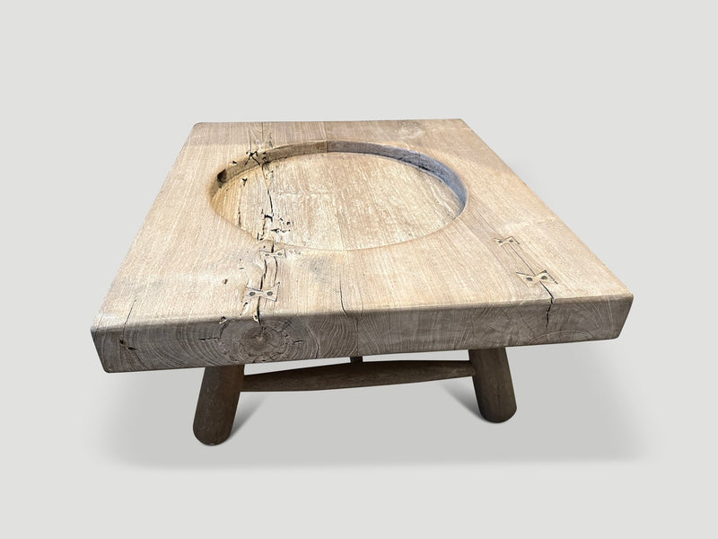 Antique Top with Mid Century Style Base