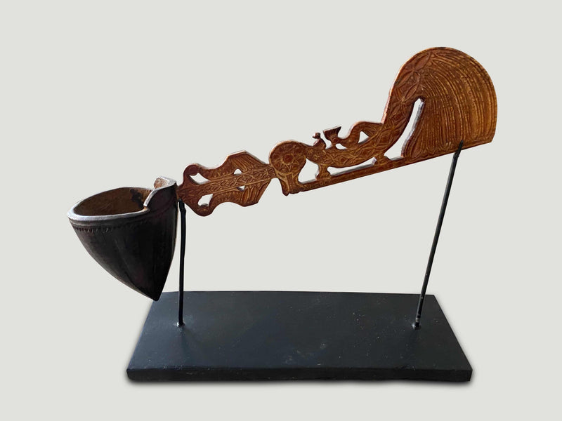 Museum Quality Hand Carved Ladle