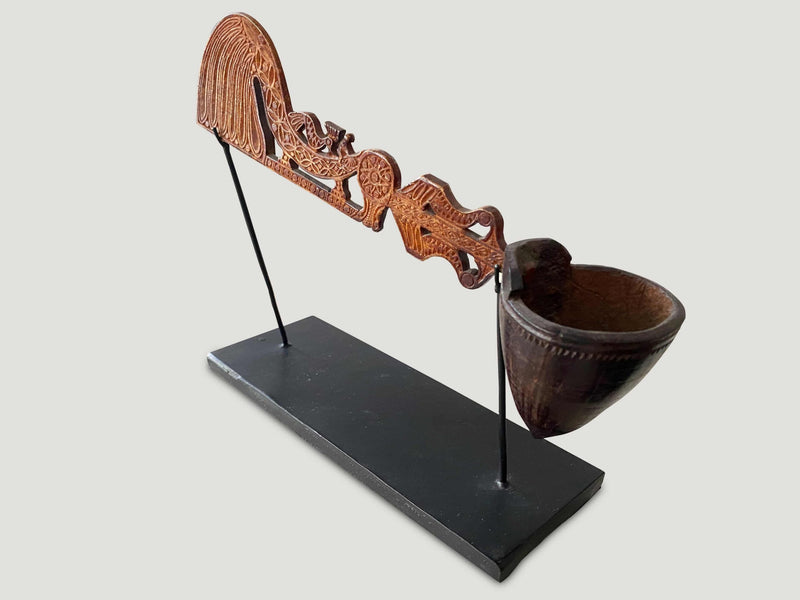Museum Quality Hand Carved Ladle