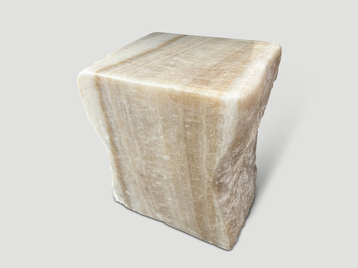 Onyx Sculptural Side Table