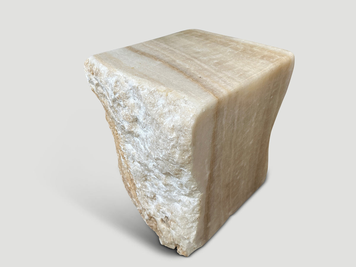 Onyx Sculptural Side Table