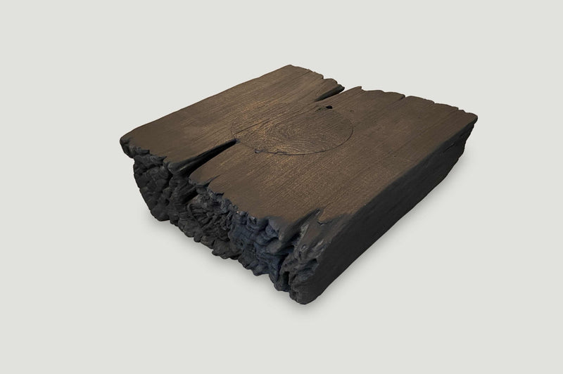 Minimalist Charred Side Table or Coffee Table