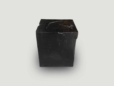 Charred Teak Side Table