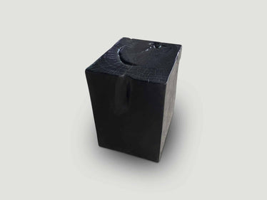 Charred Teak Side Table