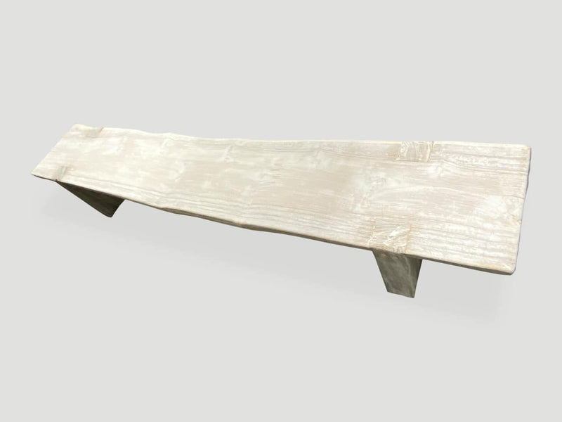 St. Barts Bleached Long Bench