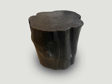 Impressive Charred Side Table