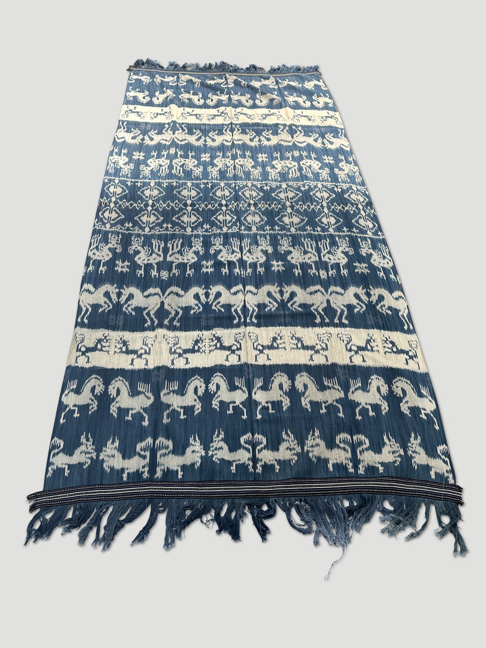 Rare Bold Indigo Sumba Textile
