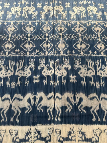 Rare Bold Indigo Sumba Textile