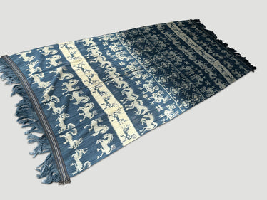 Rare Bold Indigo Sumba Textile