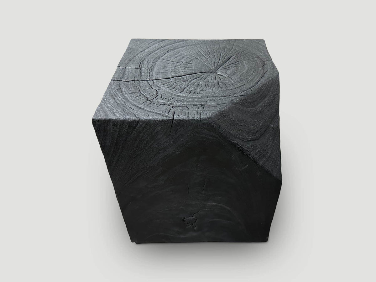 Modular Charred Side Table