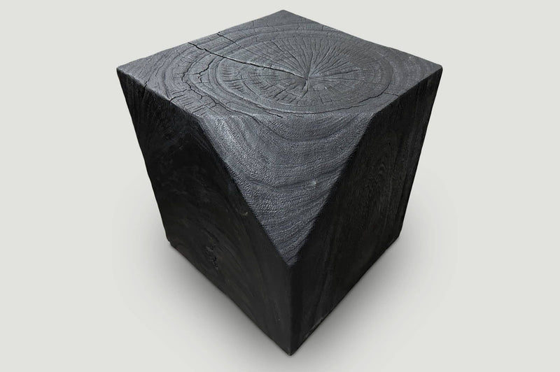 Modular Charred Side Table