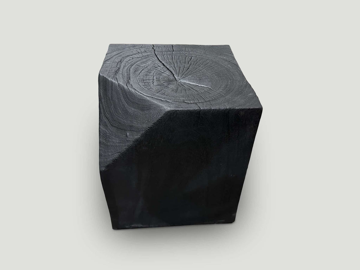 Modular Charred Side Table