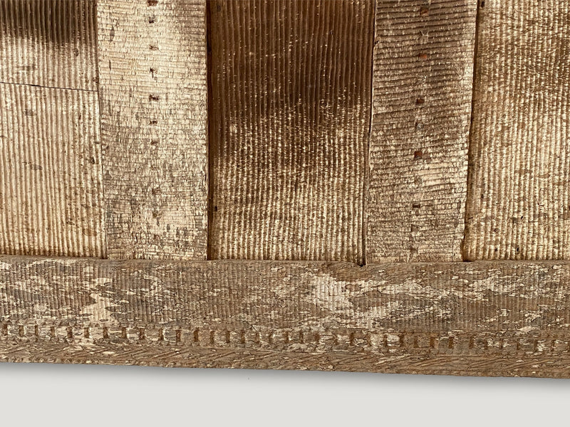 Ancient Hand Carved Wood Panel