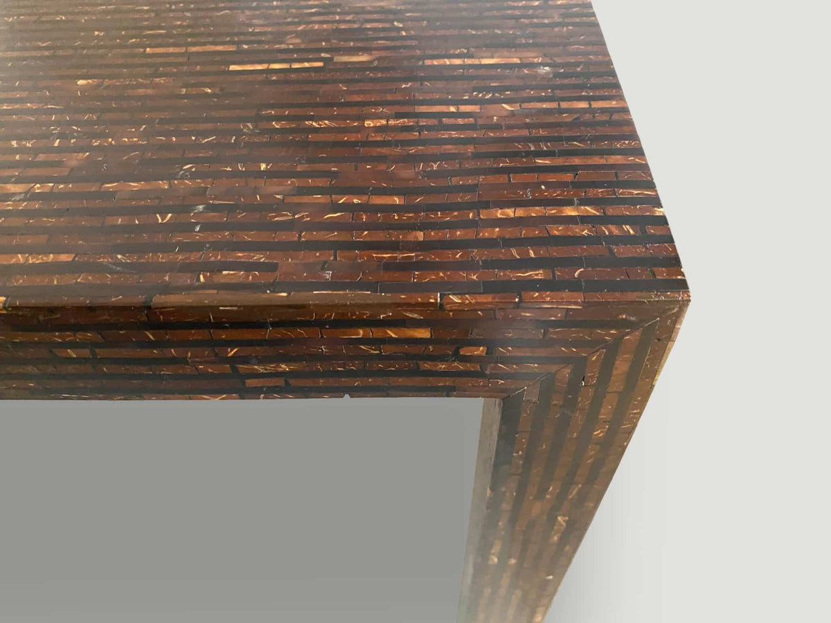 Coconut Shell Minimalist Table