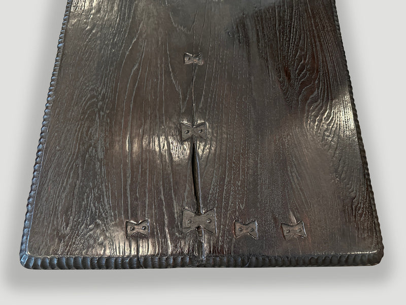 Impressive Minimalist Carved Coffee Table