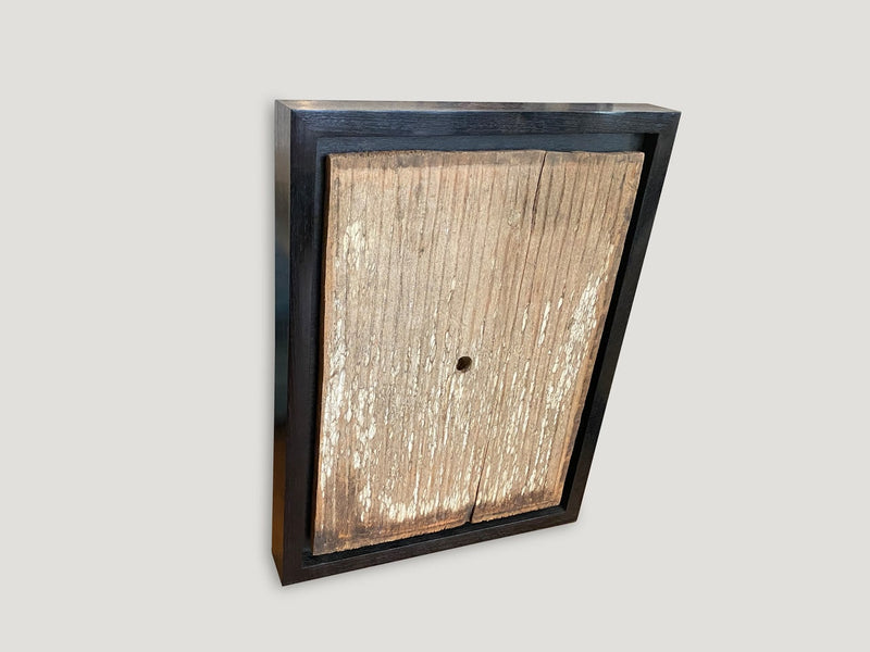 Framed Antique Hand Carved Panel