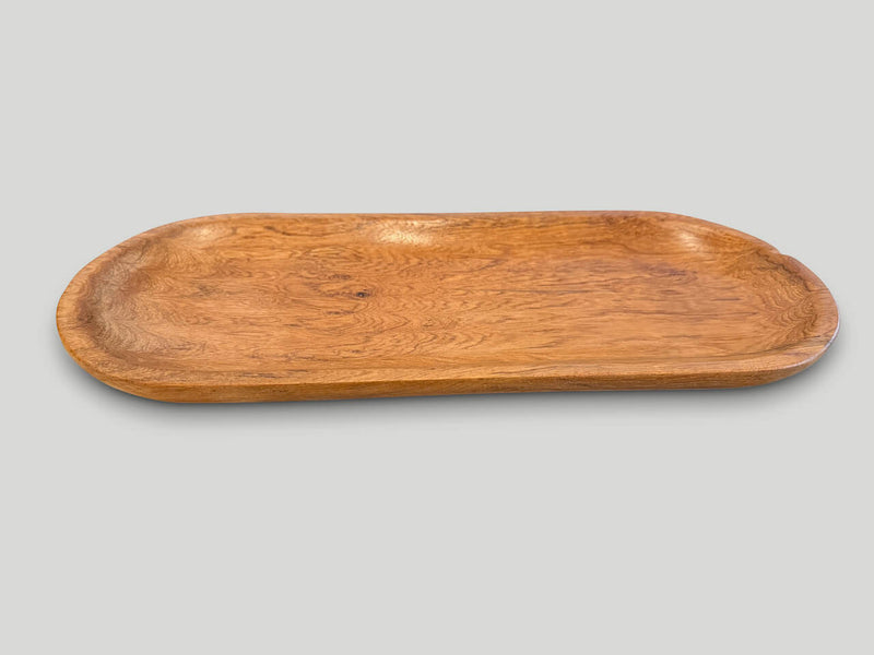 Oval Teak Wood Platter