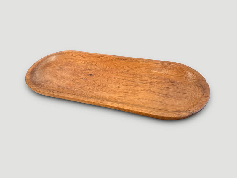 Oval Teak Wood Platter