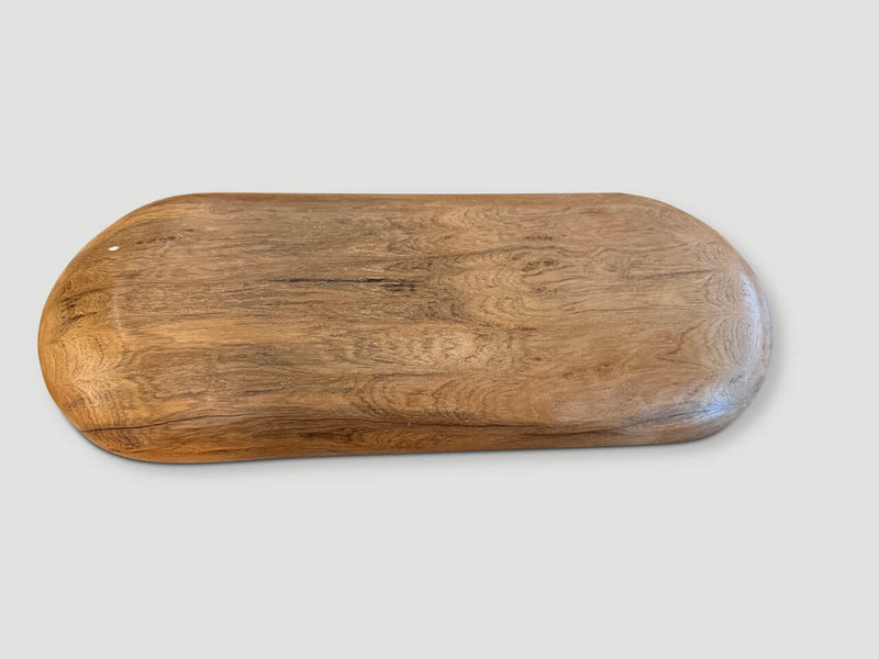 Oval Teak Wood Platter