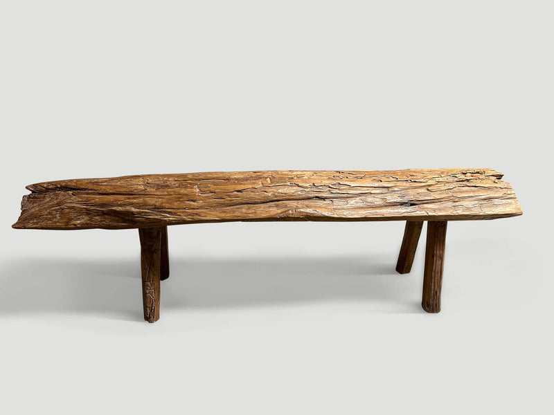 Antique Wabi Sabi Bench
