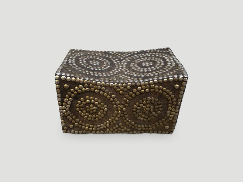 African Royalty Studded Stool