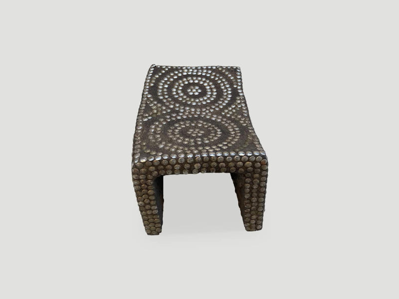 African Royalty Studded Stool