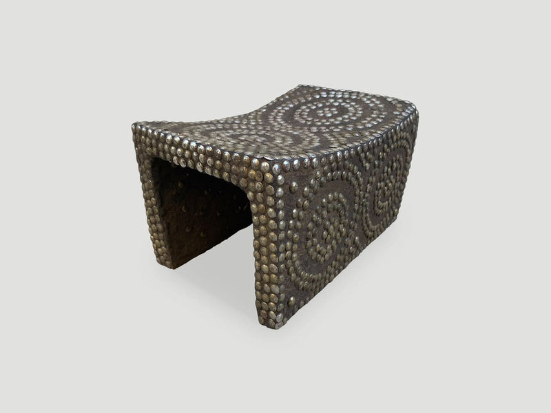 African Royalty Studded Stool