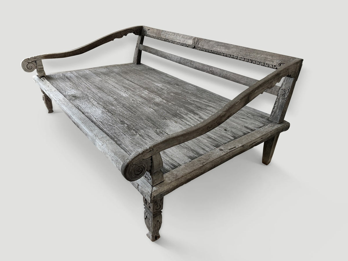 Museum Quality Rare Antique Day Bed