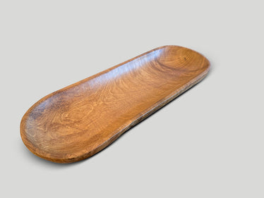 Oval Teak Wood Platter