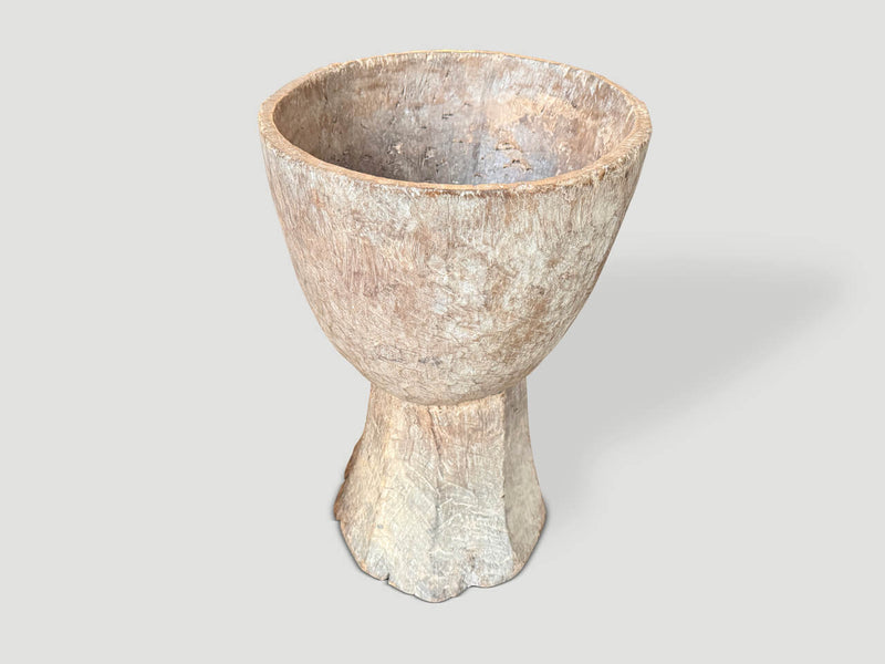 Large 19th Century Wooden Mortar