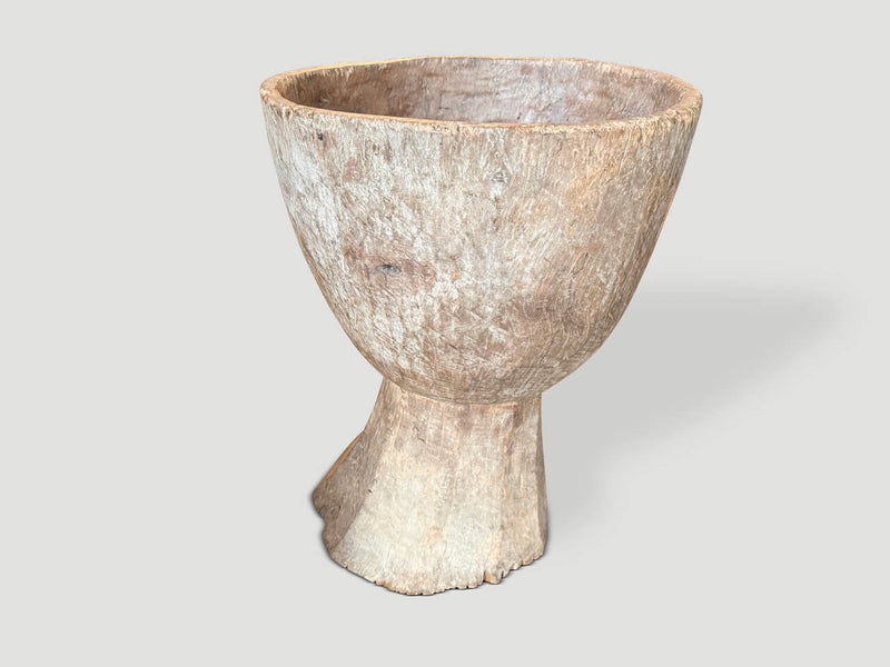 Large 19th Century Wooden Mortar