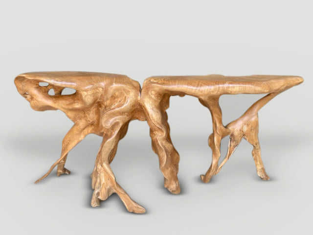 Monumental Sculptural Console Table