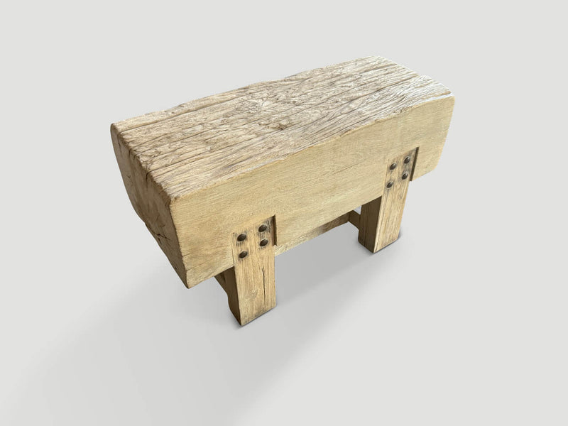 Impressive Log Style Bench