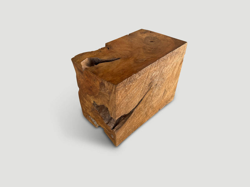 Sculptural Teak Side Table Or Coffee Table