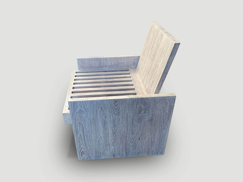 Minimalist White Washed Spa Chair