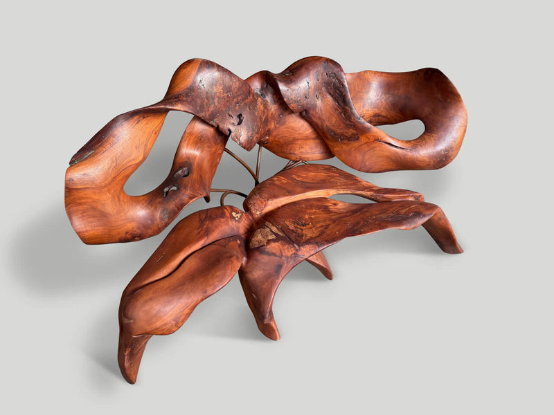 Impressive Sculptural Bench or Art Piece