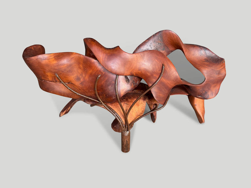 Impressive Sculptural Bench or Art Piece